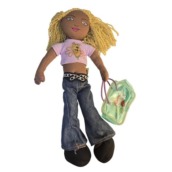 RARE 2004 Scooby-Doo Girl Doll Hair Jeans Purse Paramount Parks Hanna-Barbera